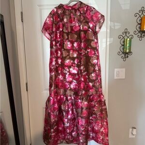 Sugar lips pink and brown dress